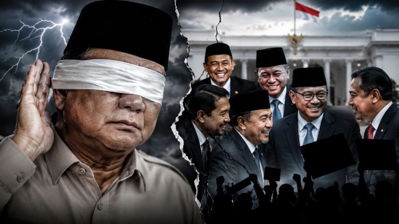 Terlalu Sering Beri Pujian ke Menterinya, Pengamat Lempar Kritik Keras Prabowo Itu Presiden Buta dan Tuli!