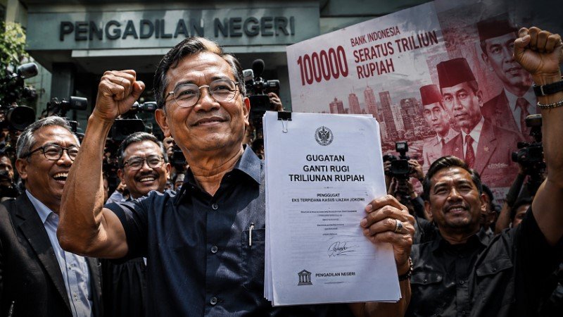 Usai Dapat Amnesti, Eks Terpidana Kasus Ijazah Jokowi Ajukan Gugatan Ganti Rugi Triliunan Rupiah!