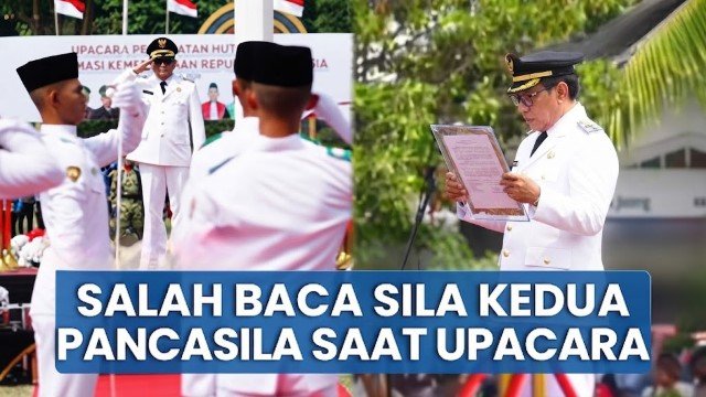 WADUH! Plt Bupati Pati Salah Baca Teks Pancasila Saat Upacara, Videonya Langsung Viral dan Tuai Sorotan Publik