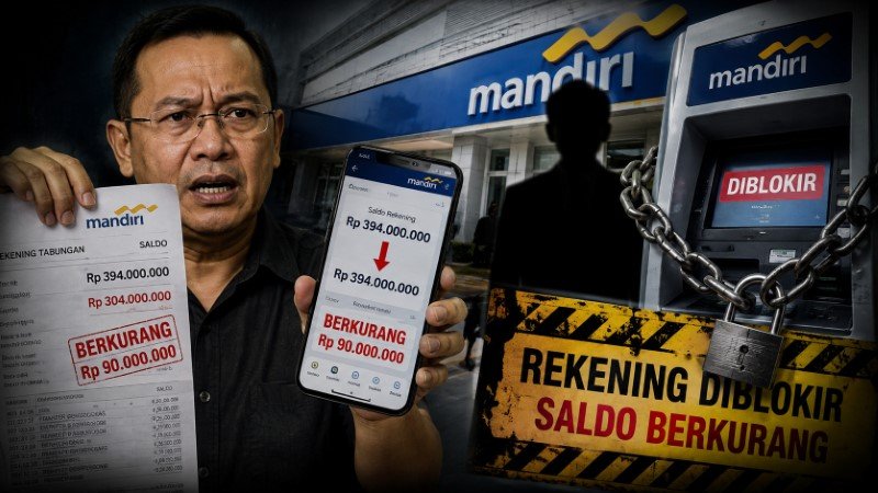 WADUH! Rekening Berisi Rp394 Juta Terblokir, Saldo Berkurang Rp90 Juta, Cheng Hua Desak Bank Mandiri Beri Penjelasan