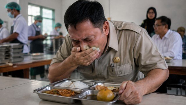 Waduh! Ketua SPPG di Karanganyar Muntah-Muntah dan Pusing Saat Cicipi Menu MBG, Beracun
