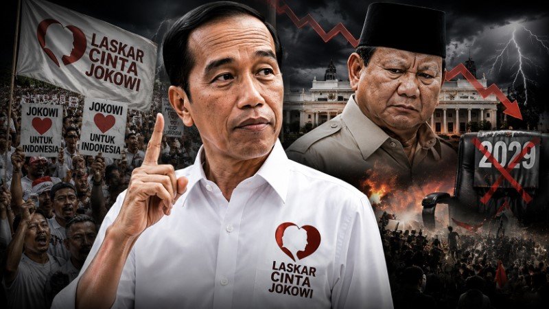 Waduh! Laskar Cinta Jokowi Sebut Kondisi Politik Tak Memungkinkan Prabowo Berkuasa Sampai 2029