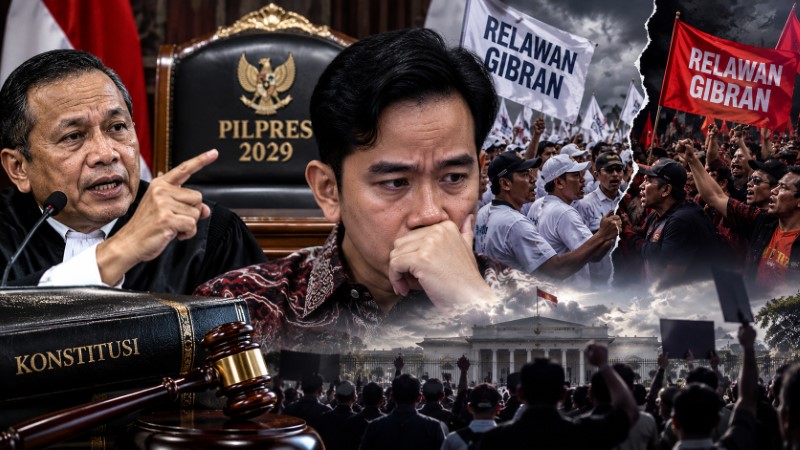 Advokat Senior Sebut Gibran Tak Bisa Maju Pilpres 2029: Gerakan Relawan Sudah Mulai Terpecah!