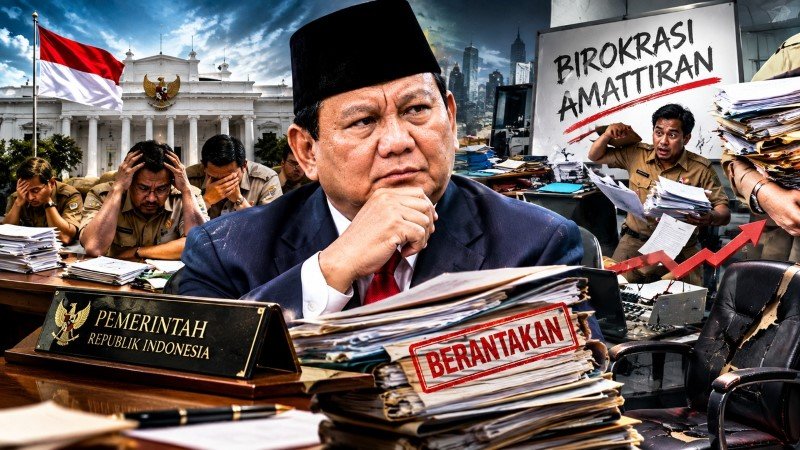 Aktivis Ferry Koto Cap Pemerintahan Prabowo 'Amatiran' Birokrasi Negara Jadi Rusak Parah!