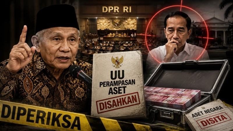 Amien Rais: Jika UU Perampasan Aset Disahkan, Jokowi Harus Jadi Orang Pertama Yang Diperiksa!
