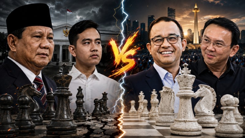 Analisis Politik 2029: Prabowo-Gibran ‘Mati Kutu’ di 2029 Kalau Anies dan Ahok Bersatu?