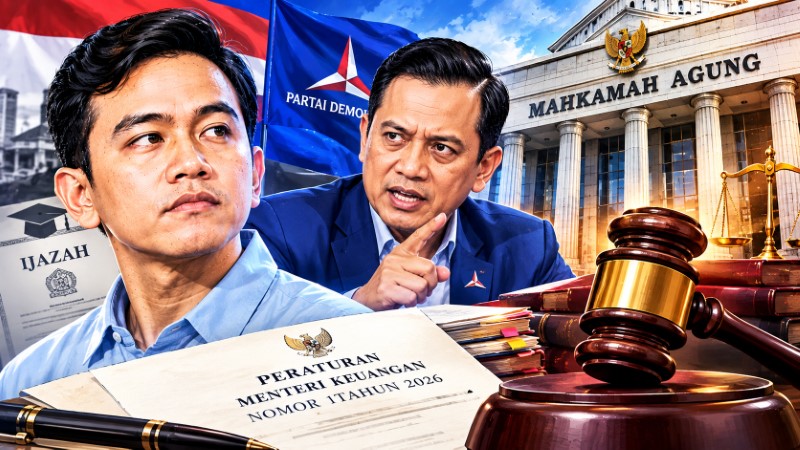 Babak Baru Sengketa Syarat Pendidikan Gibran, Kader Demokrat Ambil Langkah Hukum Gugat PMK 12026 ke MA!