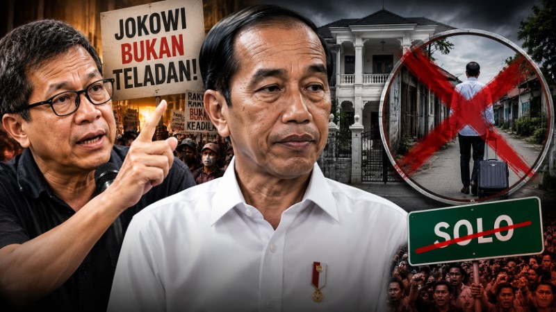 Batal Pulang ke Solo Menjadi Rakyat Biasa, Pengamat Jokowi Bukan Makhluk Bermoral!