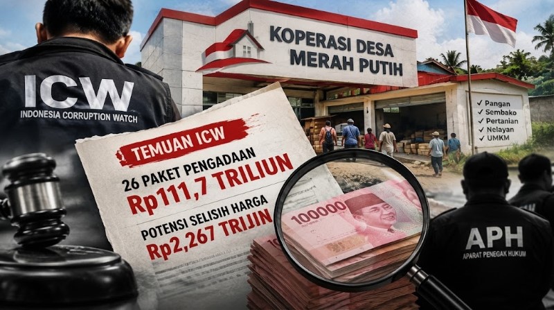 Bau Busuk Dana Raksasa Tercium Publik! ICW Bongkar Kejanggalan Proyek Kopdes Rp 111,7 Triliun Desak Aparat Penegak Hukum Bergerak