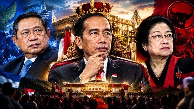 Beda Jauh Sama SBY dan Megawati, Jokowi Disebut Sangat Ambisius Dirikan Kerajaan Dinasti Politik