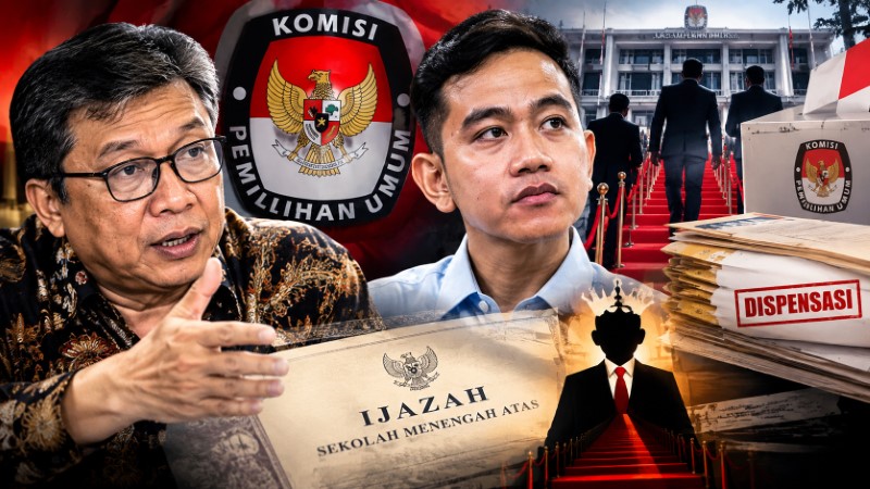 Bongkar Kecurangan Pemilu! Mantan Komisioner KPU Ungkap “Pasal Karpet Merah” Untuk Gibran Lolos Syarat Ijazah SMA di Pilpres 2024