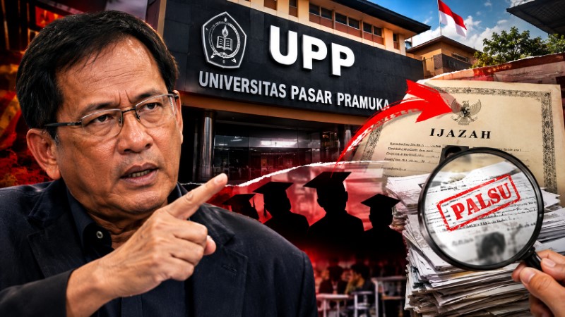 Bongkar Markas Pemalsuan Dokumen Negara Pakar Intelijen Sebut 'UPP' Jadi Tempat Dicetaknya Ijazah Palsu!