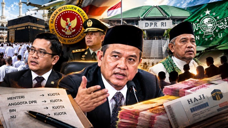 Borok Korupsi Haji Terkuak! Saksi Bongkar Jatah 'Kuota Khusus' Mengalir ke Anggota DPR, BIN, Sampai NU