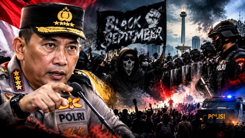 Desas-Desus Gerakan Black September Bikin Geger, Polri Siap Redam Potensi Kekacauan?