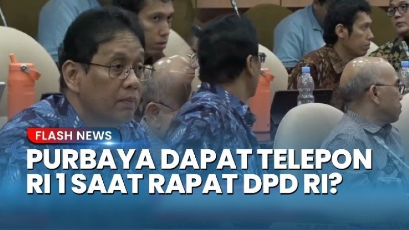 Detik-Detik Telepon Yang Bikin Rapat Purbaya dan DPD Mendadak Dijeda