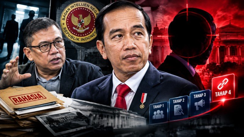 Eks Anggota BIN Bongkar 'Operasi Garis Dalam Jokowi' Masuk Tahap 4 Lumpuhkan Lawan Politik Tanpa Kudeta!