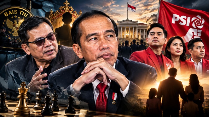 Eks Direktur E BAIS Bongkar 'Skenario Busuk' Jokowi Dia Ingin Bangun Kerajaan Politik, PSI Disiapkan Untuk Amankan Keluarga!
