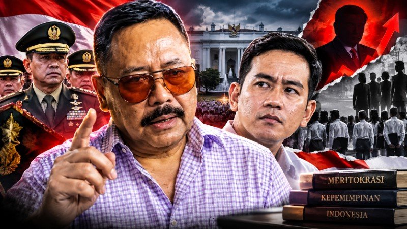 Eks Wakasad Letjen TNI (Purn) Kiki Syahnakri Gibran Merusak Meritokrasi Kepemimpinan!