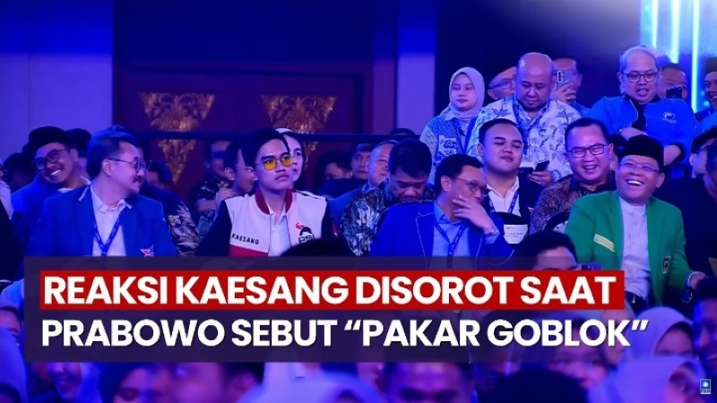 Ekspresi Kaesang Tidak Ikut Tertawa Saat Prabowo Bilang ‘Pakar Goblok’, Jawaban Jubir PSI Bikin Penasaran!