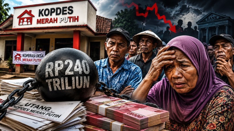 GILA! Warga Desa Ujug-Ujug Dipaksa Tanggung ‘Utang’ Kopdes Merah Putih Rp240 Triliun