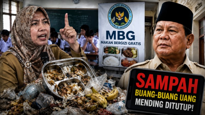 Geger Kritikan Pedas Guru SMA di Garut ke Prabowo Soal MBG: Program Sampah, Buang-Buang Uang, Mending Ditutup!