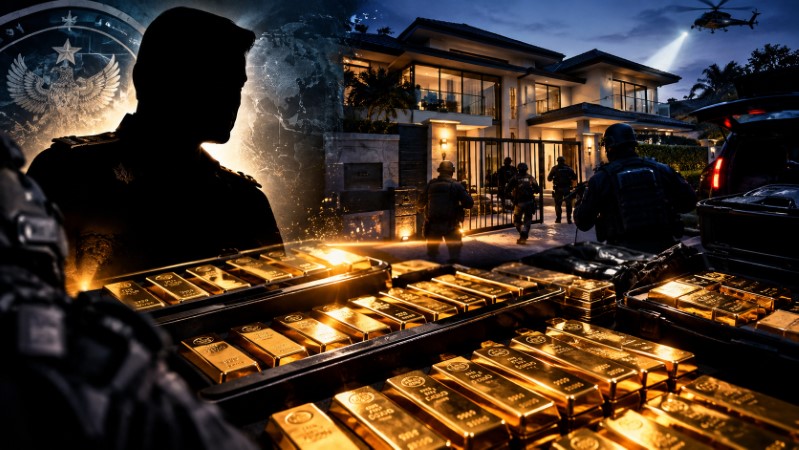 Geger Penggerebekan Rumah Eks Pejabat Intelijen! Ditemukan 303 Batang Emas, Hasil Korupsi Besar-Besaran
