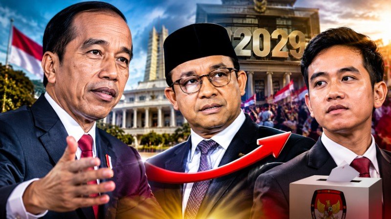 Geger Skenario Pilpres 2029! Jokowi Disebut-Sebut Mulai Dekati Anies Baswedan Demi Dampingi Gibran