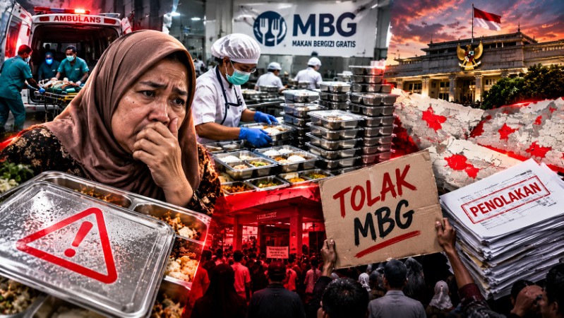Gelombang Penolakan Semakin Membara Kasus Keracunan Massal Meluas Bikin Daerah Ramai-Ramai Mulai Berani Tolak MBG!