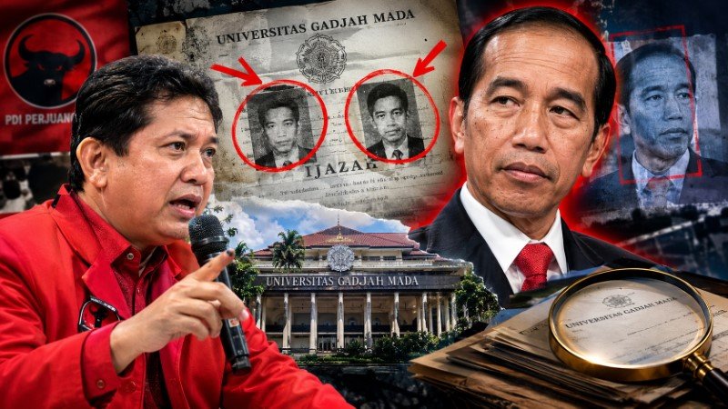 Gempar Pengakuan Politikus PDIP! Klaim Temukan Bukti Ada Dua Sosok Joko Widodo di UGM