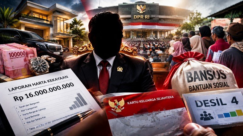 HEBOH! Anggota DPR RI Berharta Rp16 Miliar Terdaftar Terima Bansos PKH dan Masuk Desil 4