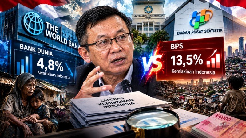 HEBOH! Beda Jauh Data Kemiskinan Bank Dunia vs BPS, Ekonom UGM Bongkar Fakta Mengejutkan