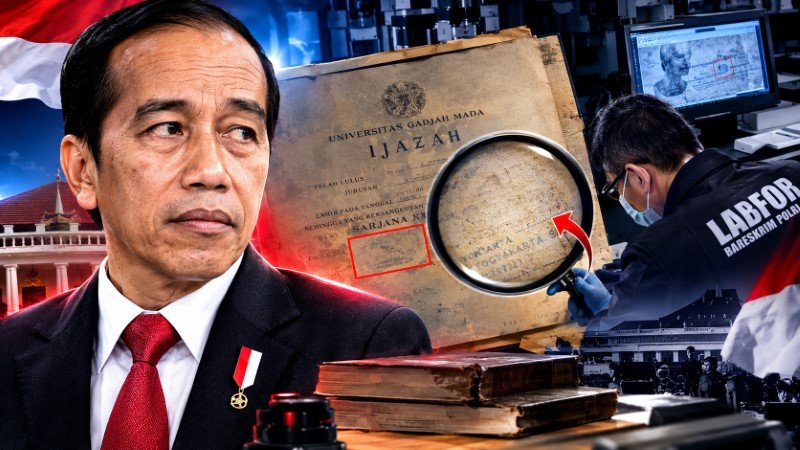 Hasil Uji Forensik Ijazah Jokowi Dibongkar Warnanya Memang Sudah Pudar, Tapi...