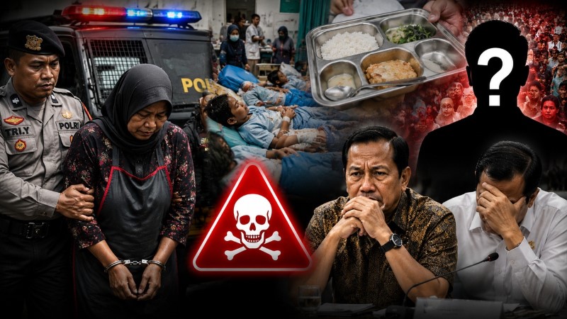 IRONI Penegakan Hukum Pedagang Jajanan Kecil Langsung Diciduk Gegara Keracunan, Kasus MBG Dengan Ribuan Korban Masih Tanpa Tersangka