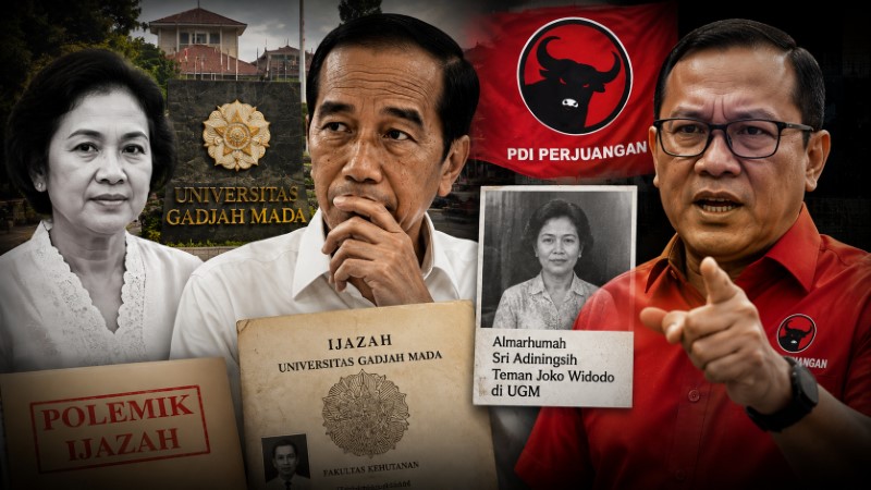 Isu Ijazah Palsu Kembali Memanas! Politikus PDIP Tuding Jokowi Manfaatkan Joko Widodo, Teman Almarhumah Sri Adiningsih di UGM