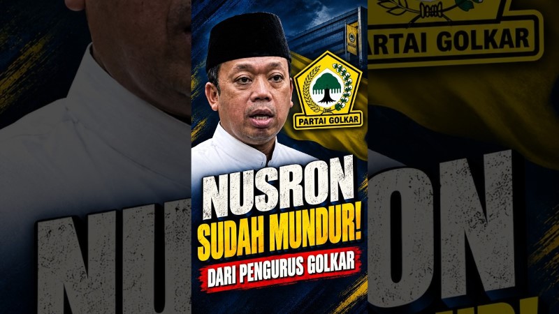 Isu Mundur dari Golkar Bikin Kaget Kader Lain, Nusron Wahid Akhirnya Buka Suara dan Bongkar Fakta Sebenarnya!