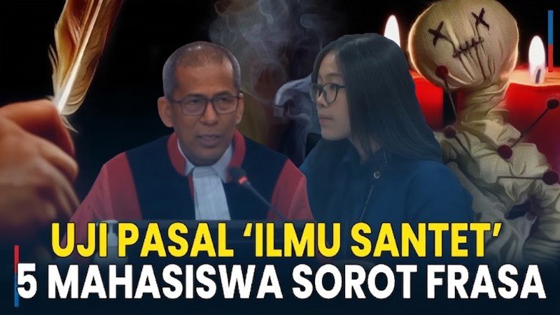 Jadi Sorotan! Uji Pasal Santet di MK, 5 Mahasiswa Unpam Ditanya Hakim Anda Punya Kekuatan Gaib