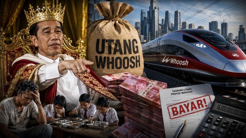 Jokowi Disemprot Habis Stop Main Raja-Rajaan, Mending Bayar Utang Whoosh!