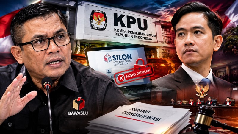 KACAU! Bawaslu Ungkap 'Borok KPU' di Sidang Diskualifikasi Wapres Gibran Kami Tak Diberi Akses Akun Silon
