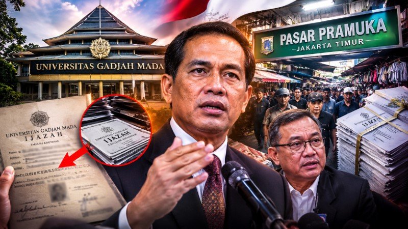 Kampus UGM Akhirnya Buka Suara Soal Isu Ijazah Jokowi Dicetak di Pasar Pramuka