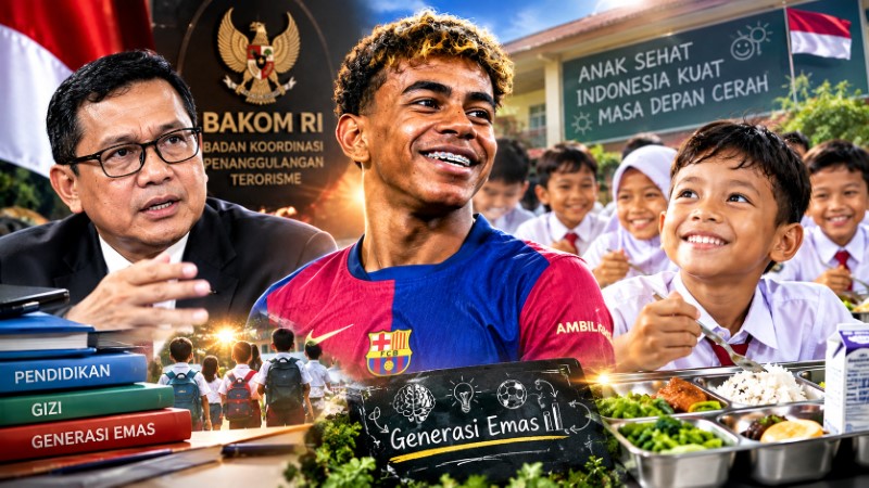 Kata Bakom RI Program MBG Sengaja Dijalankan Demi Cetak Anak-Anak Hebat Seperti Lamine Yamal!