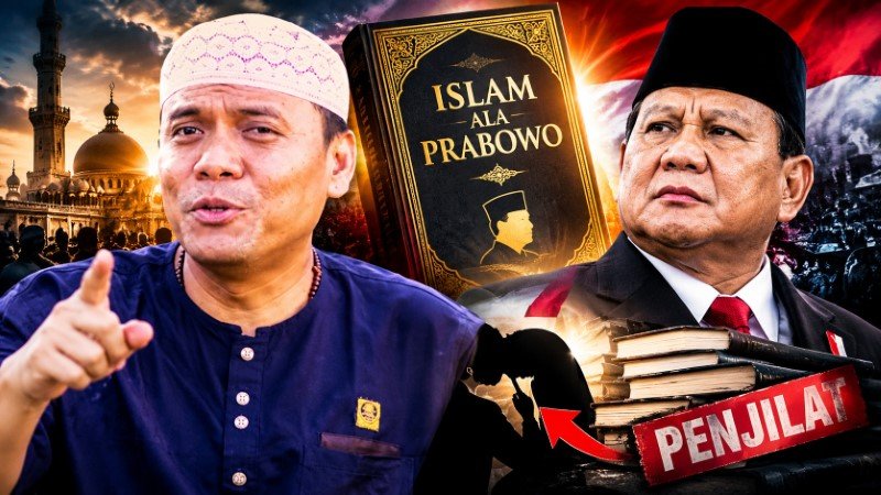 Kritik Maut Gus Nur ‘Islam Ala Prabowo’ Buku Penjilat Kelas Dewa!
