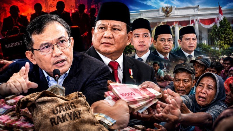 Kritik Tajam Ekonom UI Kabinet Prabowo Seperti Preman, Tak Bisa Cari Uang Selain Memalak Rakyat!