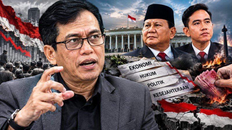 Kritikan Pedas Ferry Koto Negara 'Kacau Balau' di Bawah Kendali Pemerintahan Prabowo-Gibran!