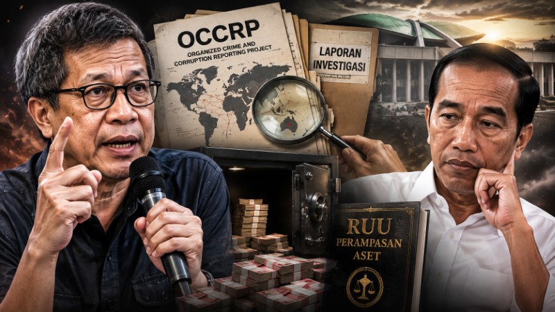 Kupas Tuntas RUU Perampasan Aset: Rocky Gerung Seret Nama Jokowi dan Bongkar Laporan OCCRP!