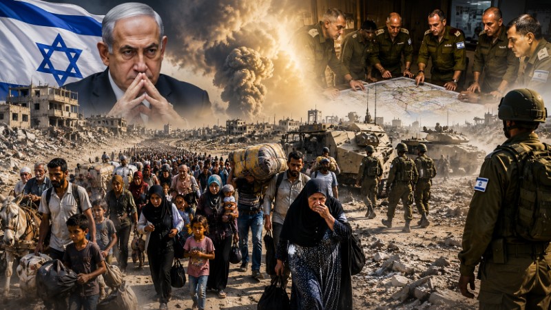 Makin Gila! Zionis Israel Susun Rencana Licik ‘Usir Paksa’ Seluruh Warga Palestina dari Tanah Gaza