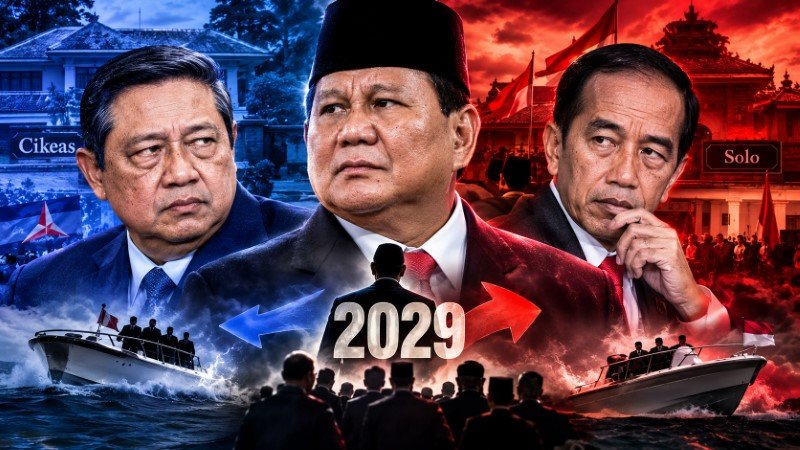 Manuver Elite Politik Makin Terbaca! Poros Cikeas dan Solo Siapkan Sekoci, Pengamat Sebut Pemerintahan Prabowo Ditunggangi