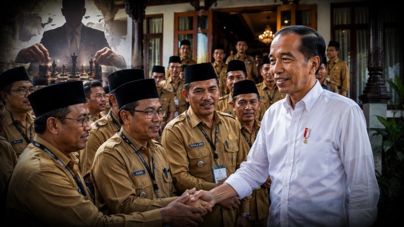 Manuver Politik di Balik Layar Rombongan Kades dari Berbagai Daerah Sambangi Kediaman Jokowi!