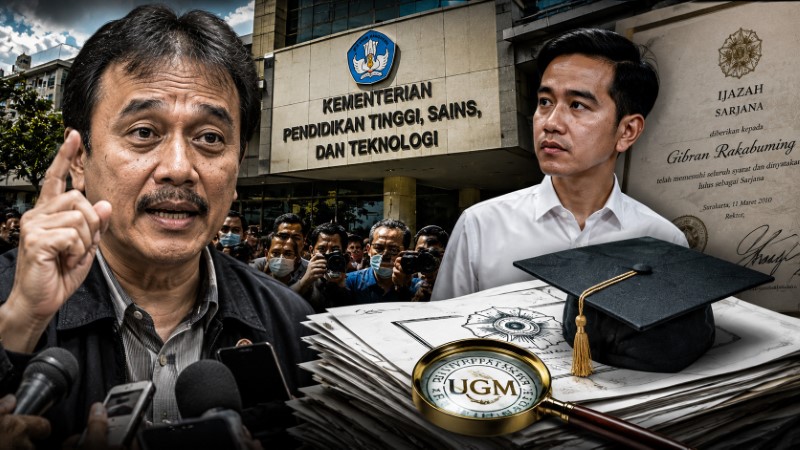Manuver Roy Suryo! Sambangi Kantor Kementerian Demi Bongkar Polemik Gelar S1 Gibran