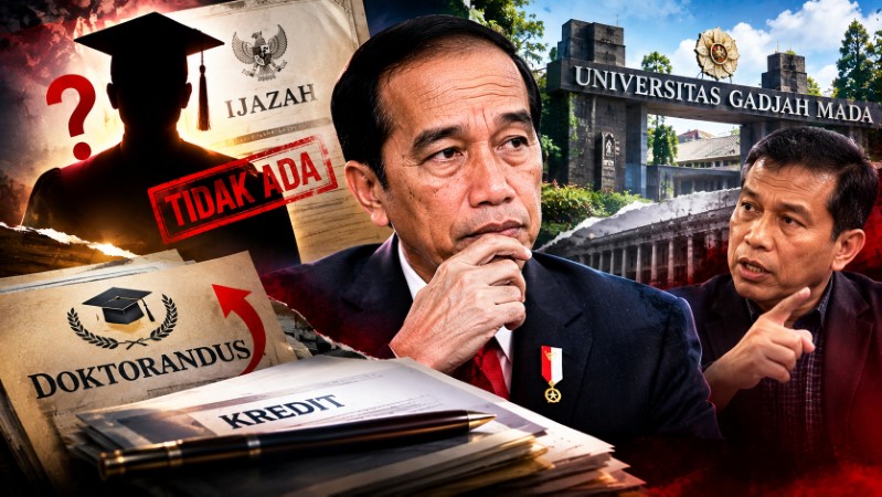 Medan Perang Ijazah Makin Panas! Eks Relawan Tegaskan Jokowi Tak Punya Dokumen Kelulusan UGM, Kok Bisa Bergelar Drs Saat Ajukan Kredit?
