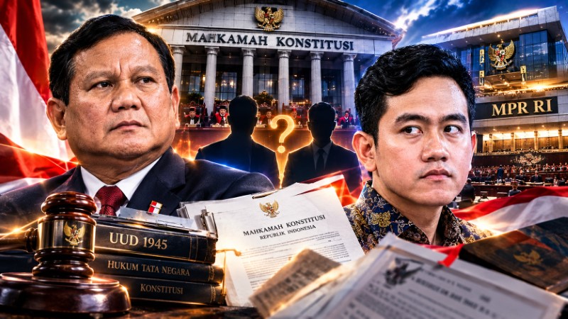 Menarik! Gibran Terancam 'Diskualifikasi' di MK, Prabowo Nanti Bisa Ajukan 2 Nama Wapres ke MPR